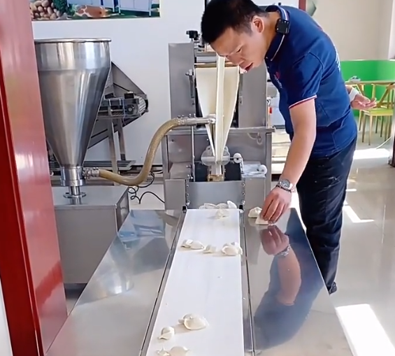 餃子機怎么做餃子流水線